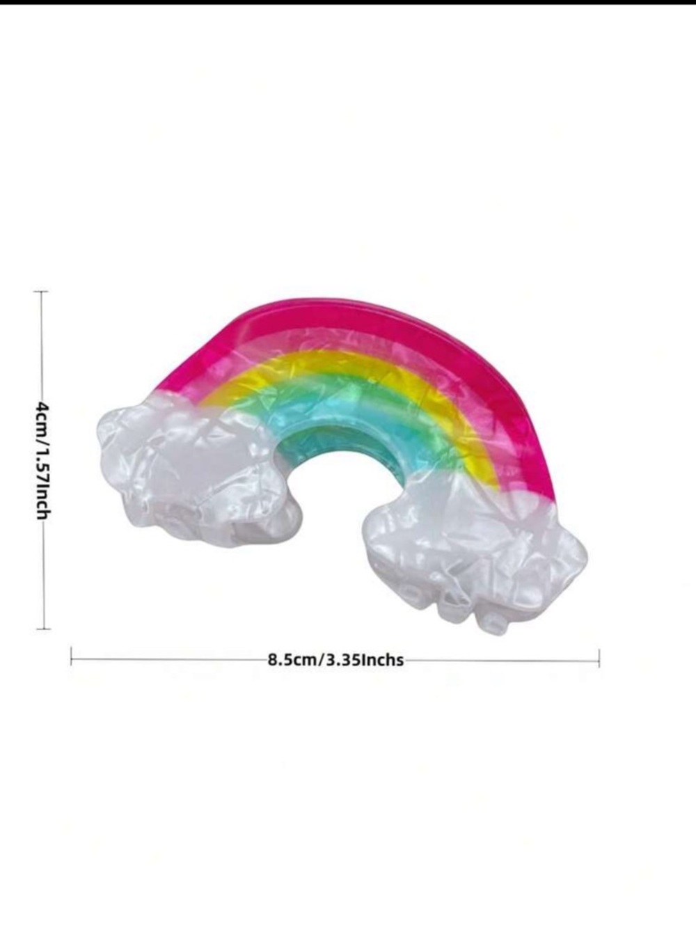 🌈 Rainbow Hair Clip 🌈 - Picture 3 of 3